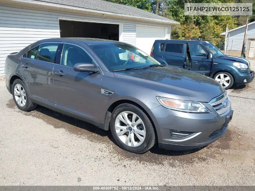 2012 Ford Taurus Sel VIN: 1FAHP2EW6CG125125 Lot: 40308752