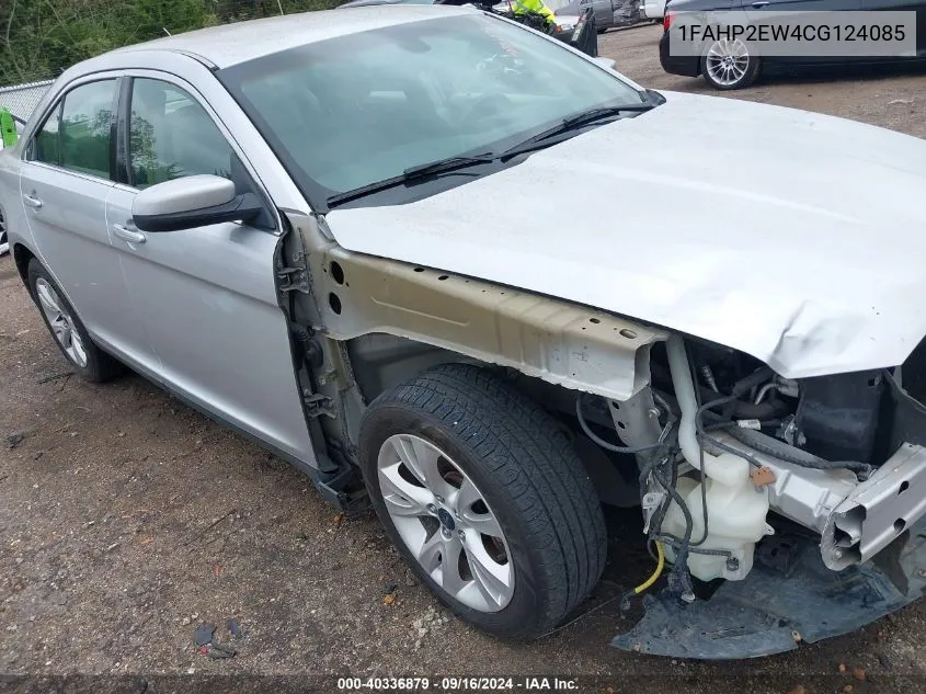 2012 Ford Taurus Sel VIN: 1FAHP2EW4CG124085 Lot: 40336879