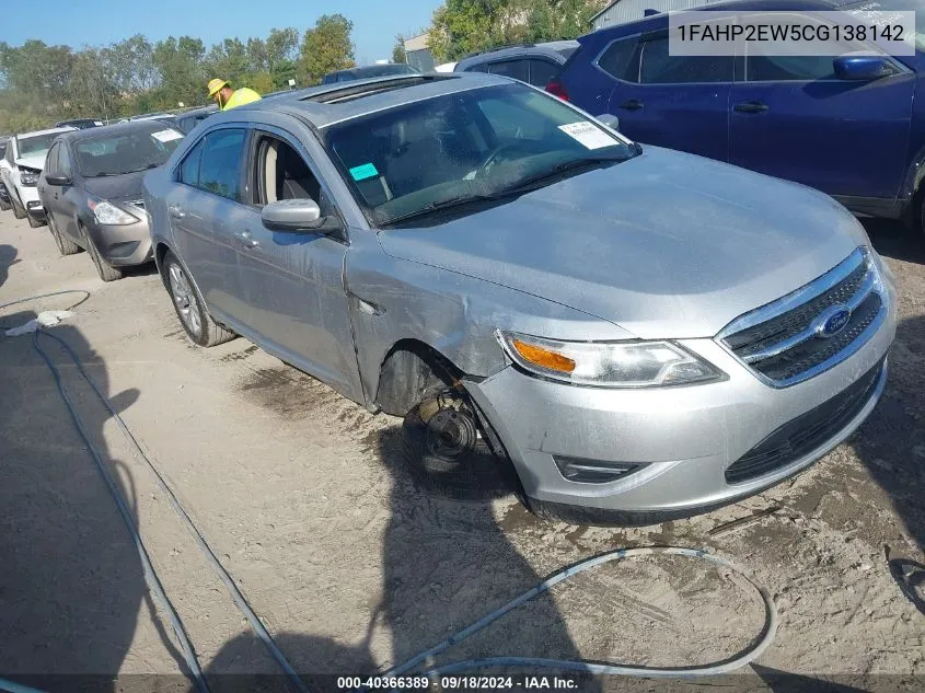 2012 Ford Taurus Sel VIN: 1FAHP2EW5CG138142 Lot: 40366389