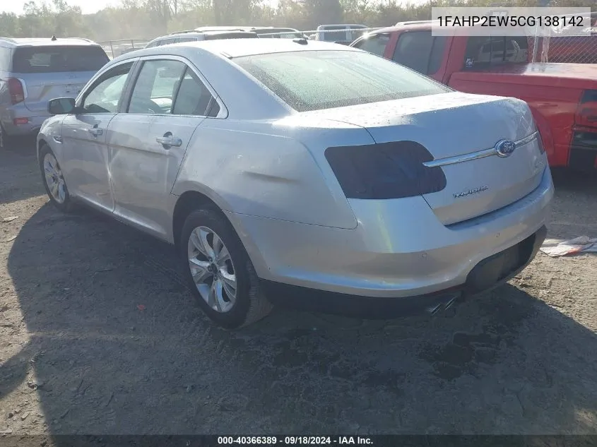 1FAHP2EW5CG138142 2012 Ford Taurus Sel