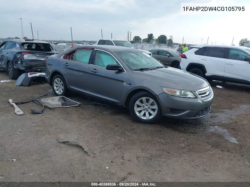 1FAHP2DW4CG105795 2012 Ford Taurus Se