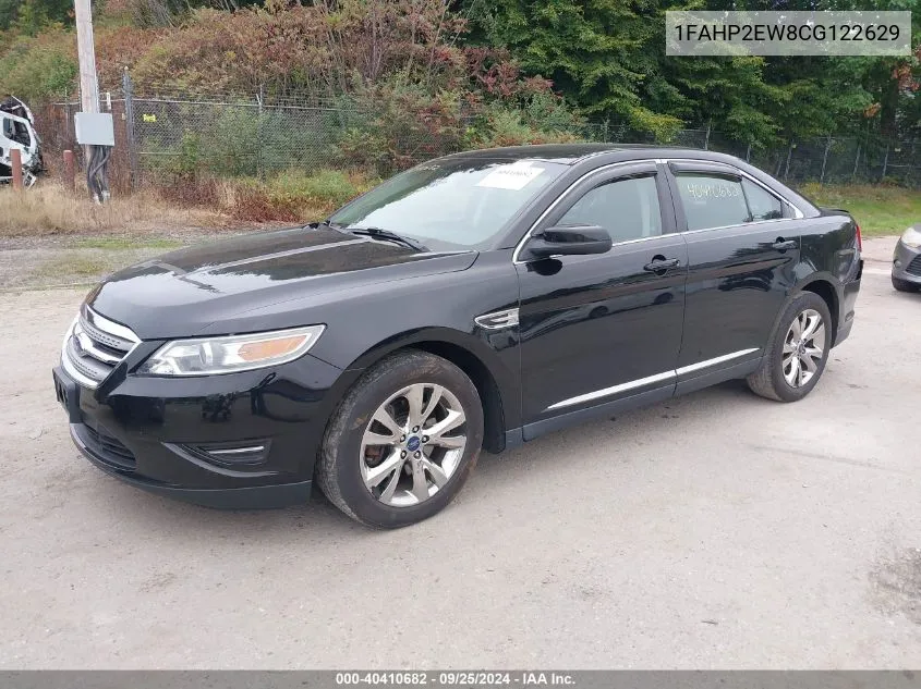 2012 Ford Taurus Sel VIN: 1FAHP2EW8CG122629 Lot: 40410682