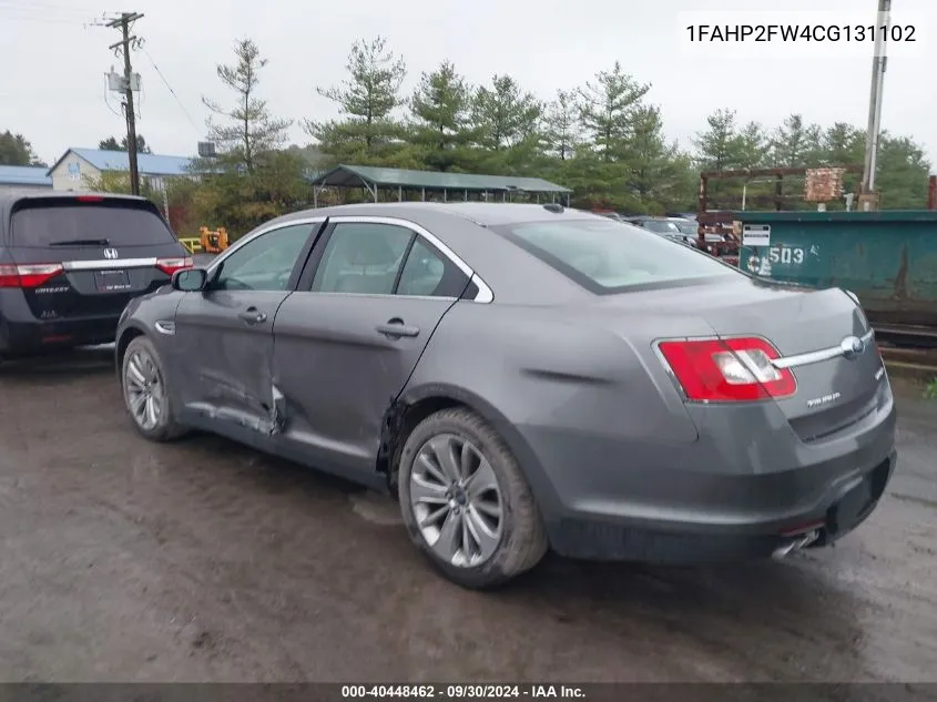 2012 Ford Taurus Limited VIN: 1FAHP2FW4CG131102 Lot: 40448462