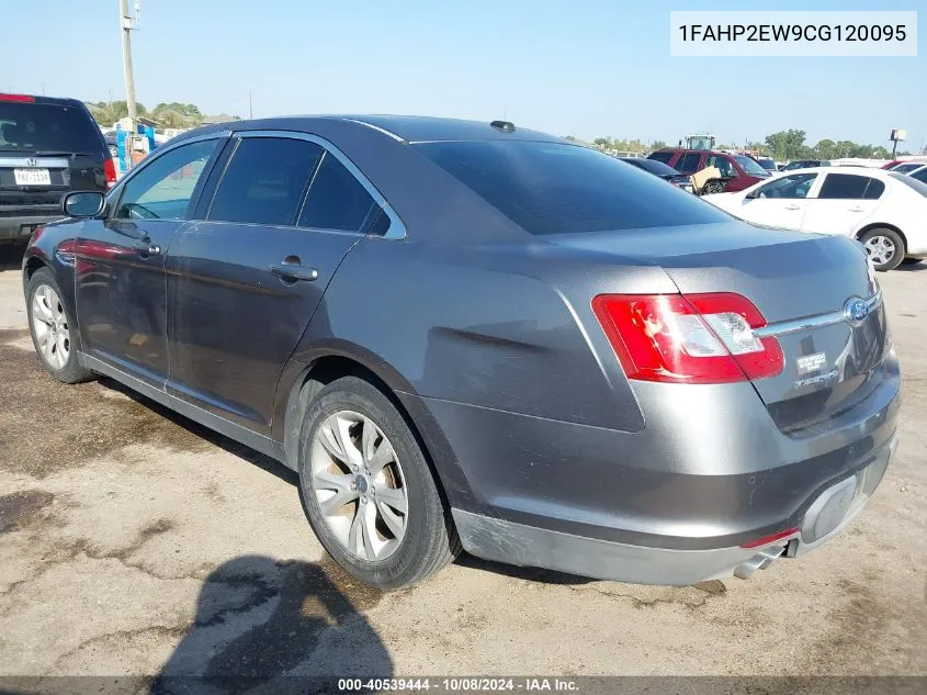 2012 Ford Taurus Sel VIN: 1FAHP2EW9CG120095 Lot: 40539444