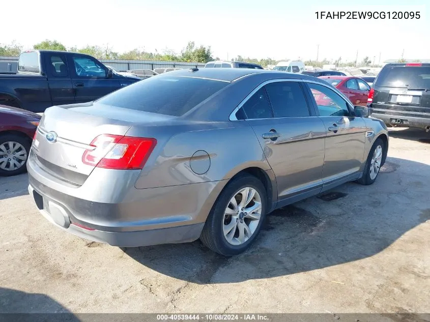 2012 Ford Taurus Sel VIN: 1FAHP2EW9CG120095 Lot: 40539444