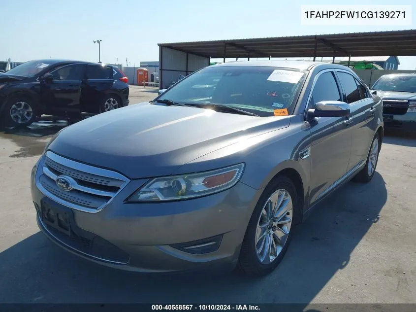 1FAHP2FW1CG139271 2012 Ford Taurus Limited