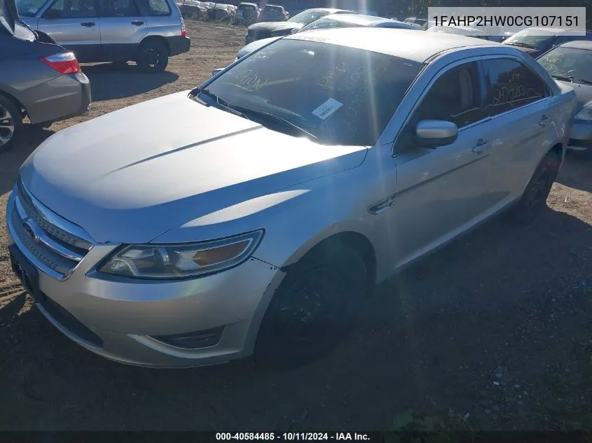 1FAHP2HW0CG107151 2012 Ford Taurus Sel