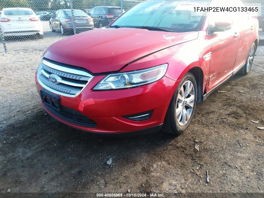 2012 Ford Taurus Sel VIN: 1FAHP2EW4CG133465 Lot: 40605969