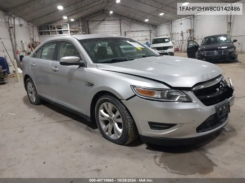 2012 Ford Taurus Sel VIN: 1FAHP2HW8CG142486 Lot: 40710665