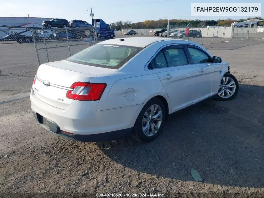 2012 Ford Taurus Sel VIN: 1FAHP2EW9CG132179 Lot: 40716526