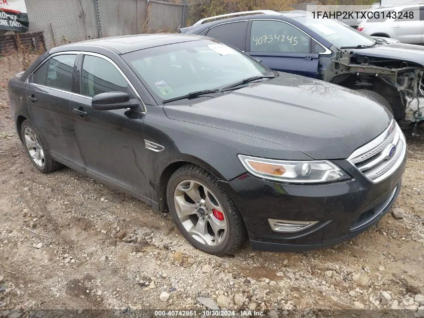 2012 Ford Taurus Sho VIN: 1FAHP2KTXCG143248 Lot: 40742851