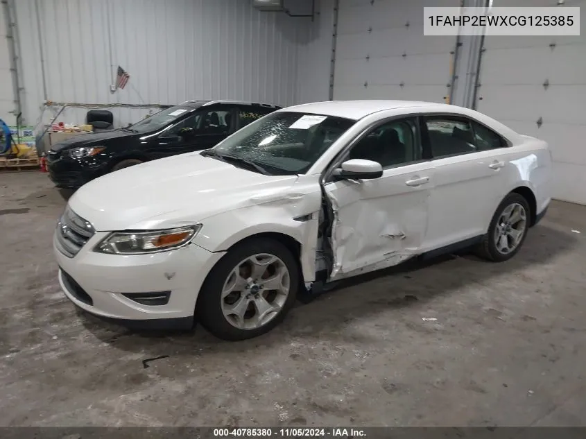 2012 Ford Taurus Sel VIN: 1FAHP2EWXCG125385 Lot: 40785380