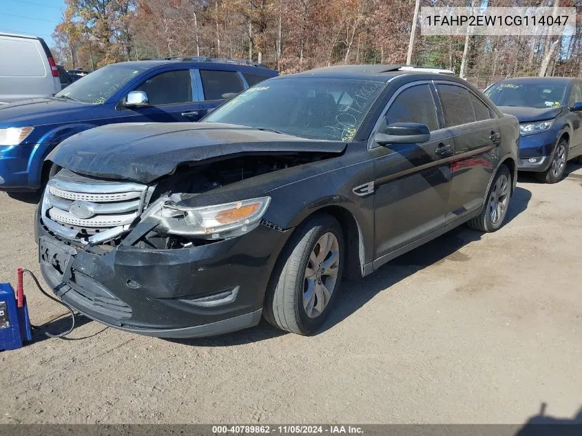 2012 Ford Taurus Sel VIN: 1FAHP2EW1CG114047 Lot: 40789862