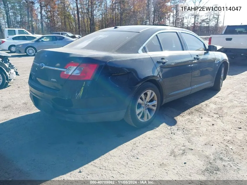 2012 Ford Taurus Sel VIN: 1FAHP2EW1CG114047 Lot: 40789862