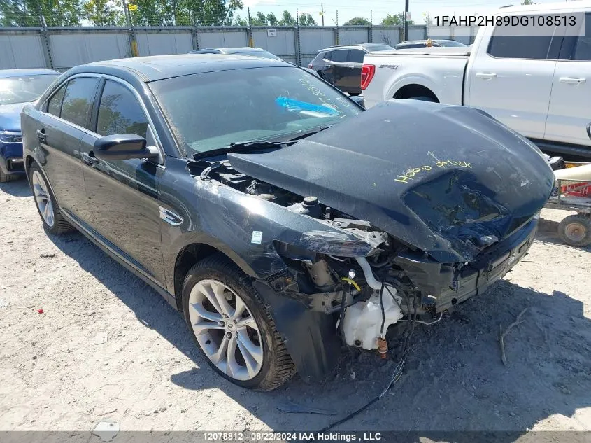 2013 Ford Taurus Sel VIN: 1FAHP2H89DG108513 Lot: 12078812