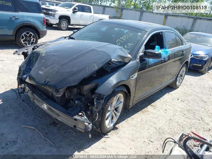 2013 Ford Taurus Sel VIN: 1FAHP2H89DG108513 Lot: 12078812