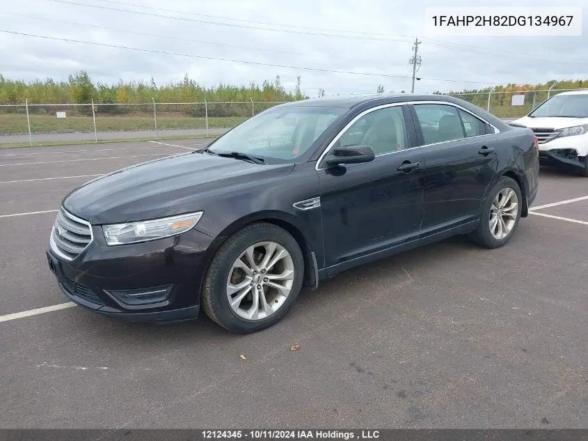 2013 Ford Taurus Sel VIN: 1FAHP2H82DG134967 Lot: 12124345