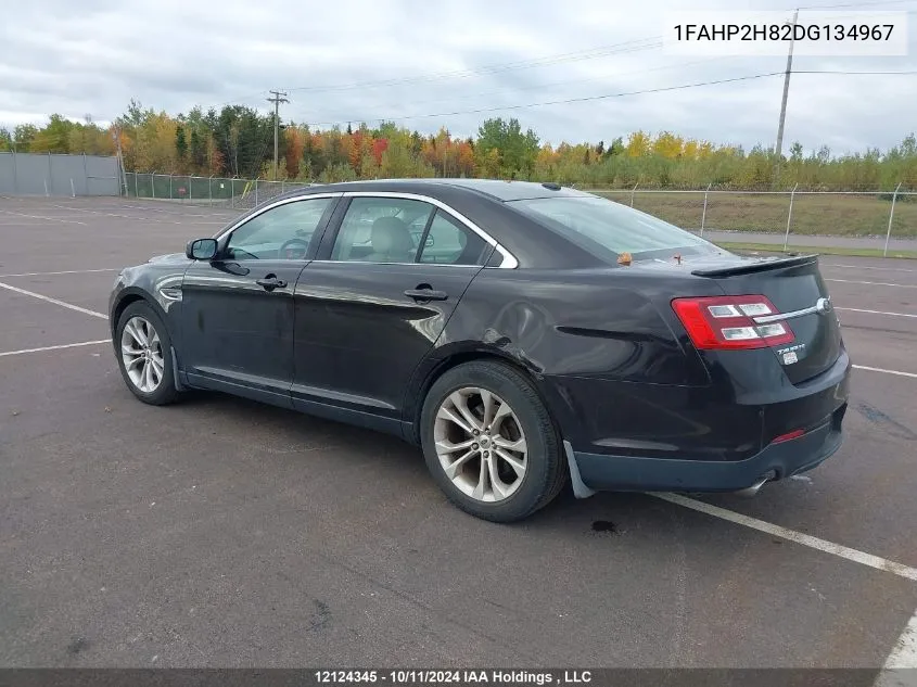 2013 Ford Taurus Sel VIN: 1FAHP2H82DG134967 Lot: 12124345