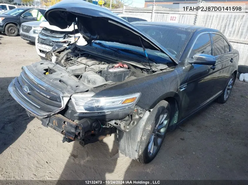 2013 Ford Taurus Limited VIN: 1FAHP2J87DG141598 Lot: 12132473