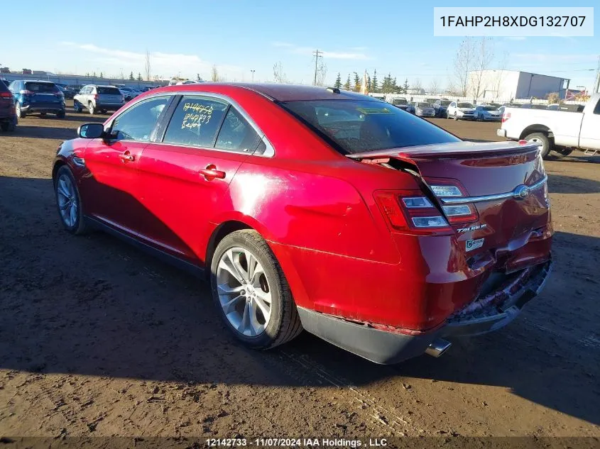 2013 Ford Taurus Sel VIN: 1FAHP2H8XDG132707 Lot: 12142733