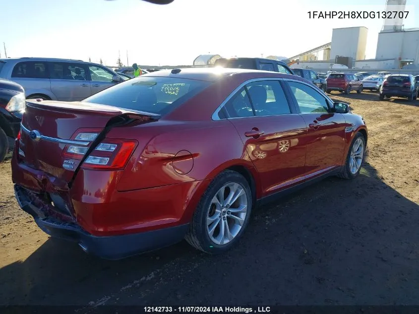 2013 Ford Taurus Sel VIN: 1FAHP2H8XDG132707 Lot: 12142733