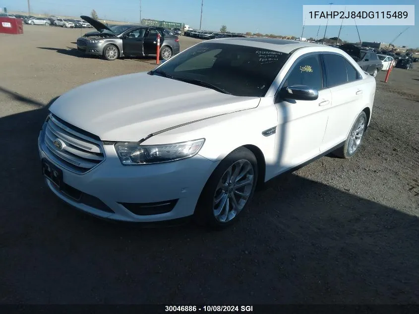 2013 Ford Taurus Limited VIN: 1FAHP2J84DG115489 Lot: 30046886