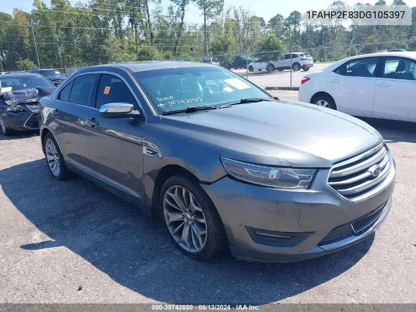 1FAHP2F83DG105397 2013 Ford Taurus Limited