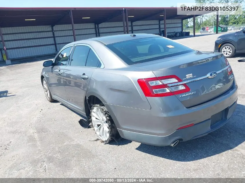 1FAHP2F83DG105397 2013 Ford Taurus Limited