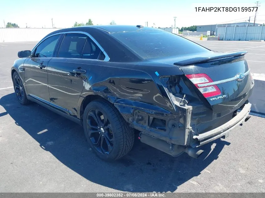 2013 Ford Taurus Sho VIN: 1FAHP2KT8DG159577 Lot: 39802352