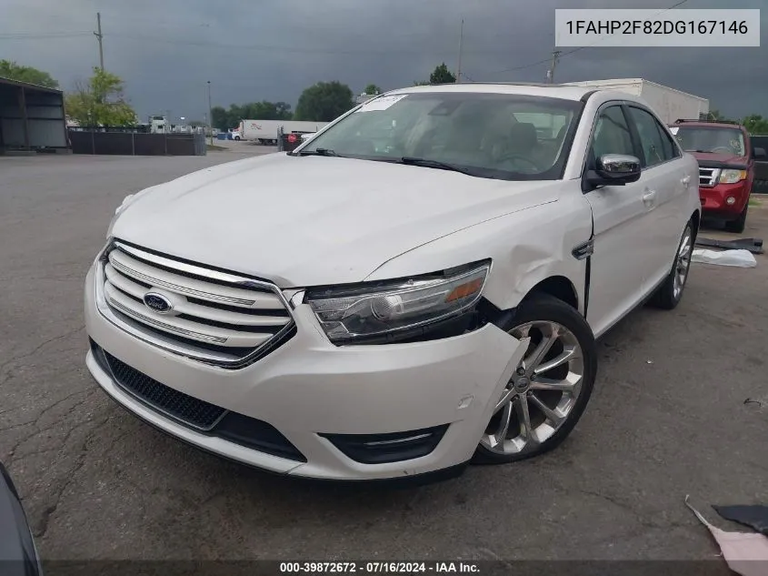 1FAHP2F82DG167146 2013 Ford Taurus Limited