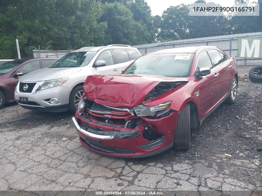 1FAHP2F99DG165791 2013 Ford Taurus Limited