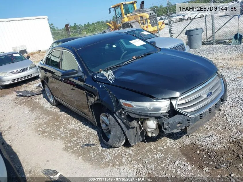 2013 Ford Taurus Sel VIN: 1FAHP2E87DG144186 Lot: 39971849