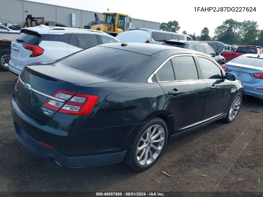 1FAHP2J87DG227624 2013 Ford Taurus Limited