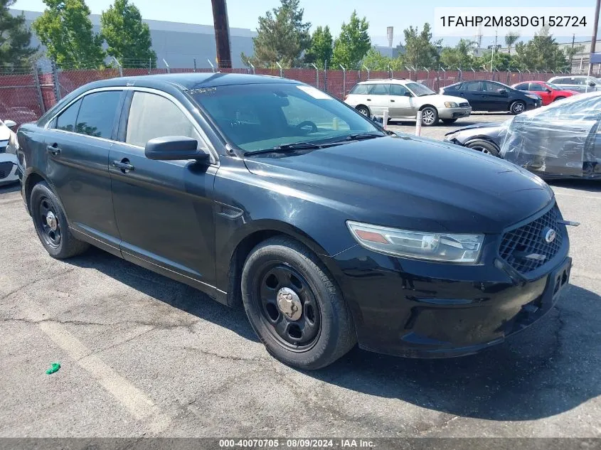 2013 Ford Police Interceptor VIN: 1FAHP2M83DG152724 Lot: 40070705