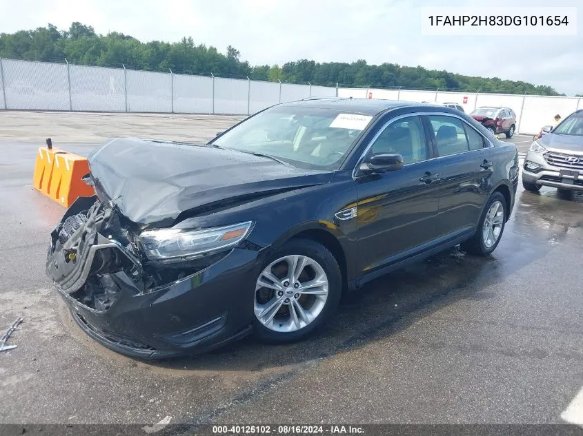 2013 Ford Taurus Sel VIN: 1FAHP2H83DG101654 Lot: 40125102