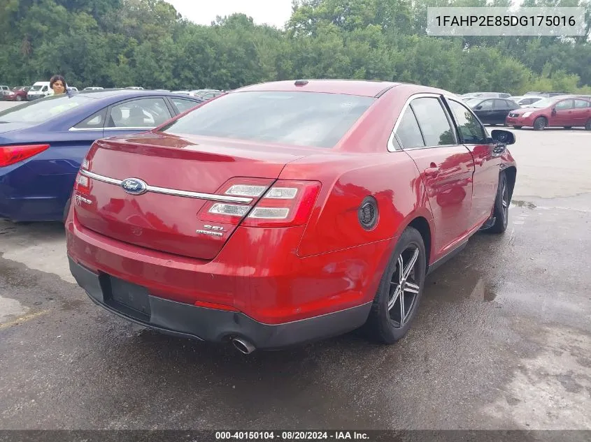 2013 Ford Taurus Sel VIN: 1FAHP2E85DG175016 Lot: 40150104