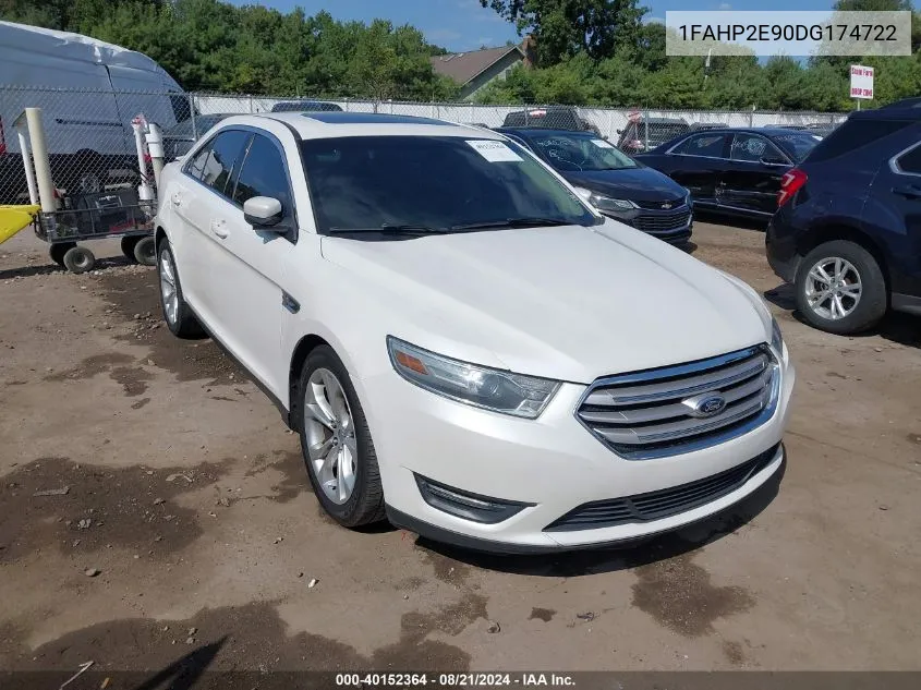 2013 Ford Taurus Sel VIN: 1FAHP2E90DG174722 Lot: 40152364