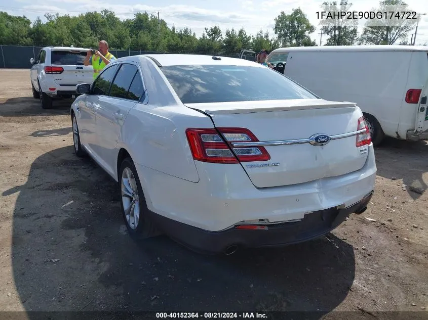 2013 Ford Taurus Sel VIN: 1FAHP2E90DG174722 Lot: 40152364