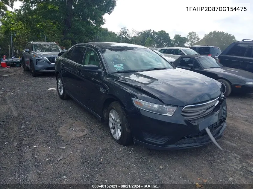 2013 Ford Taurus Se VIN: 1FAHP2D87DG154475 Lot: 40152421