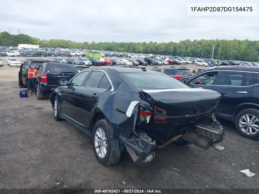 2013 Ford Taurus Se VIN: 1FAHP2D87DG154475 Lot: 40152421