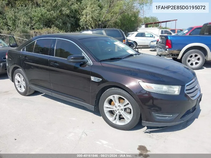 1FAHP2E85DG195072 2013 Ford Taurus Sel