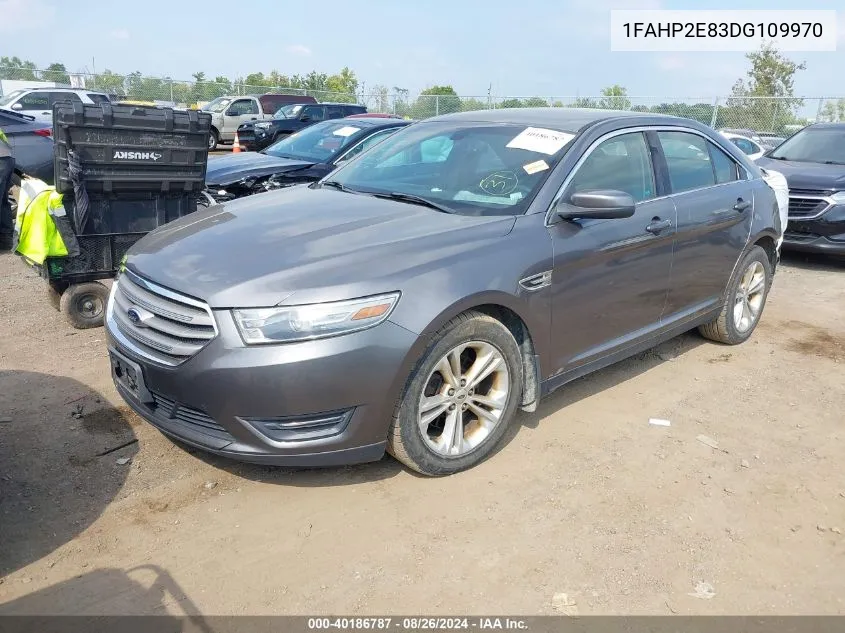 2013 Ford Taurus Sel VIN: 1FAHP2E83DG109970 Lot: 40186787