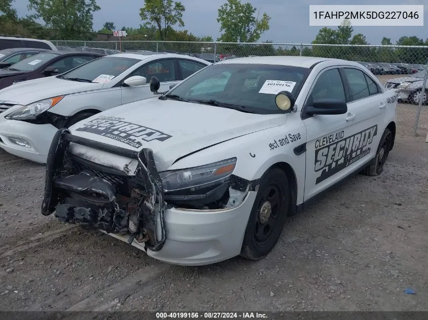 2013 Ford Police Interceptor VIN: 1FAHP2MK5DG227046 Lot: 40199156