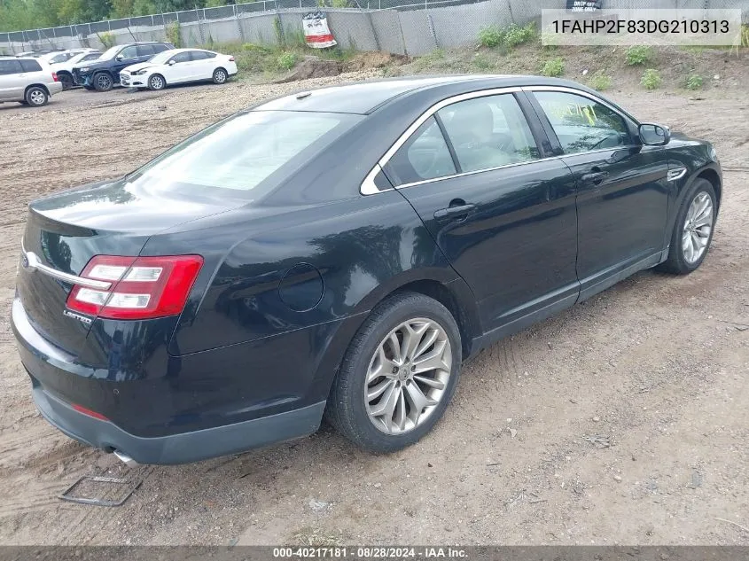 1FAHP2F83DG210313 2013 Ford Taurus Limited