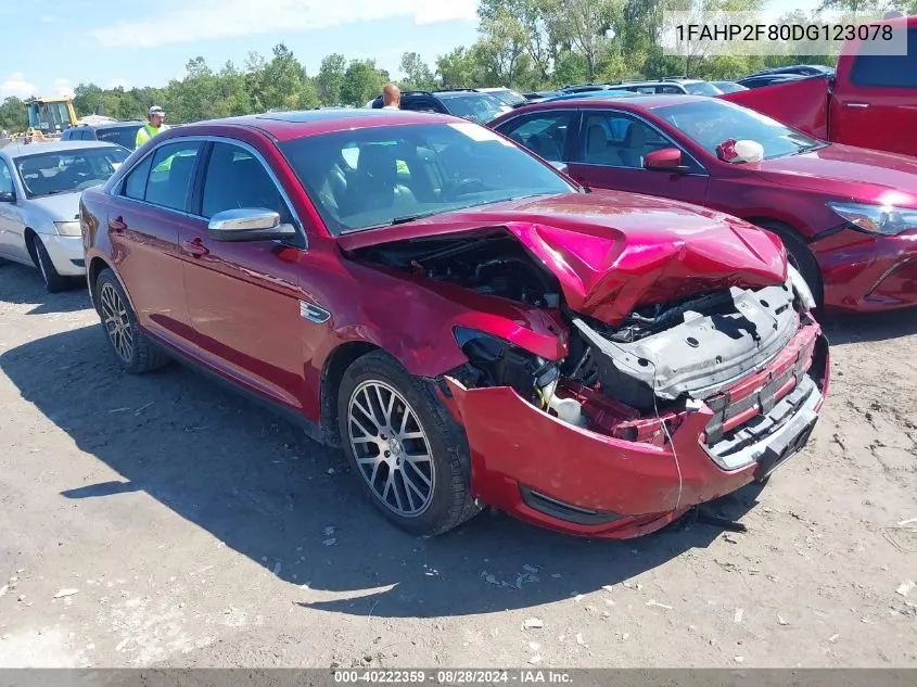 1FAHP2F80DG123078 2013 Ford Taurus Limited