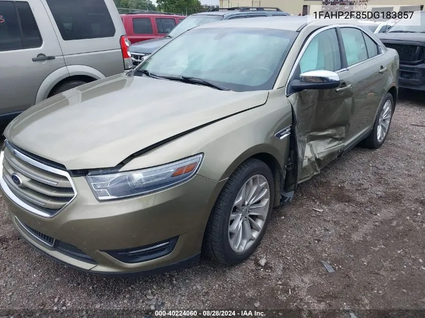 1FAHP2F85DG183857 2013 Ford Taurus Limited