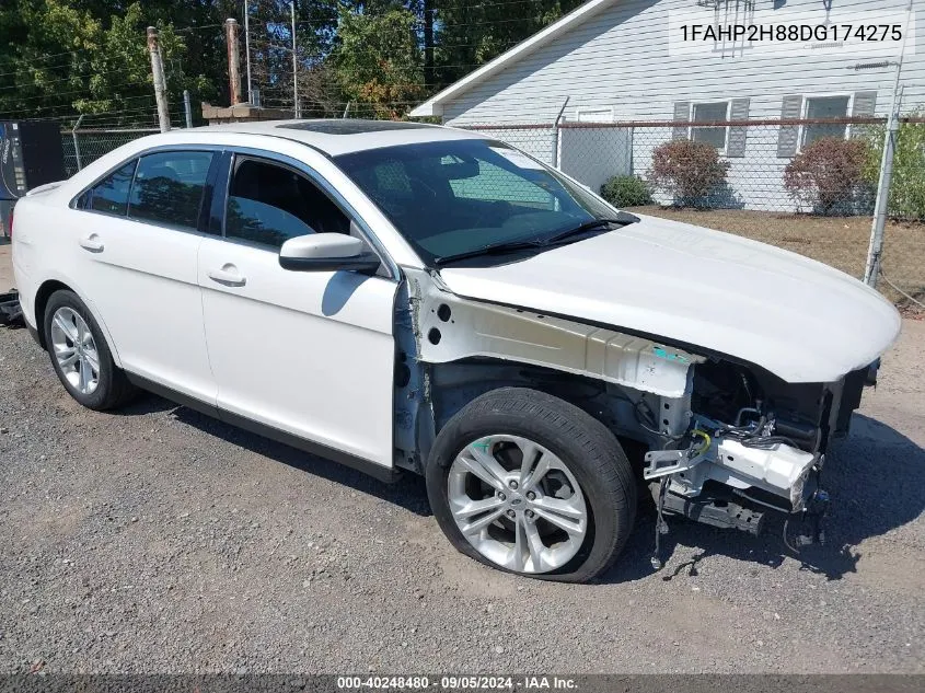 2013 Ford Taurus Sel VIN: 1FAHP2H88DG174275 Lot: 40248480