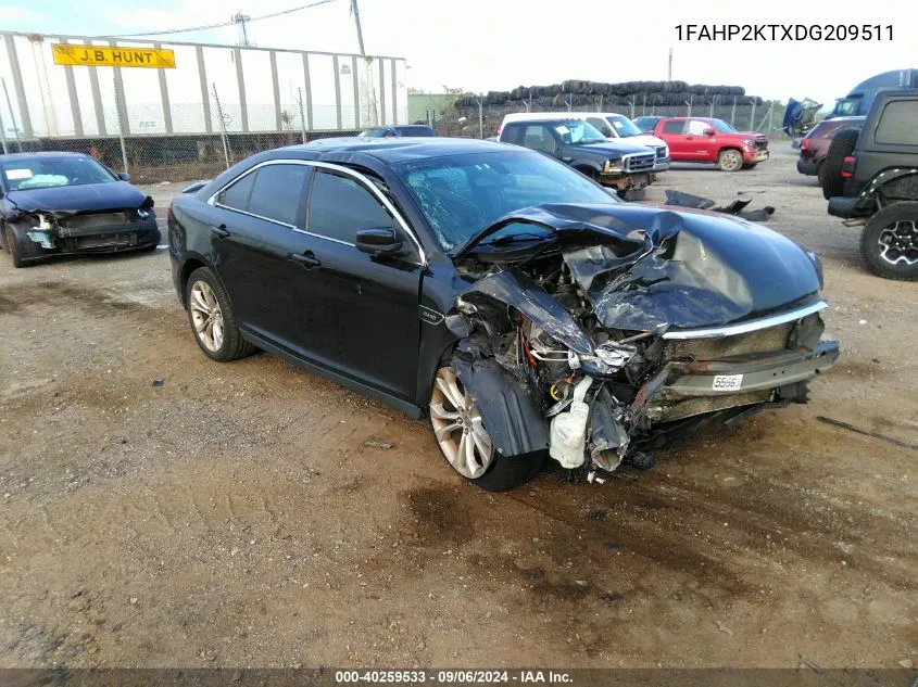 2013 Ford Taurus Sho VIN: 1FAHP2KTXDG209511 Lot: 40259533