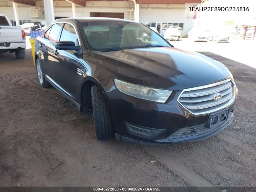 2013 Ford Taurus Sel VIN: 1FAHP2E89DG235816 Lot: 40272850