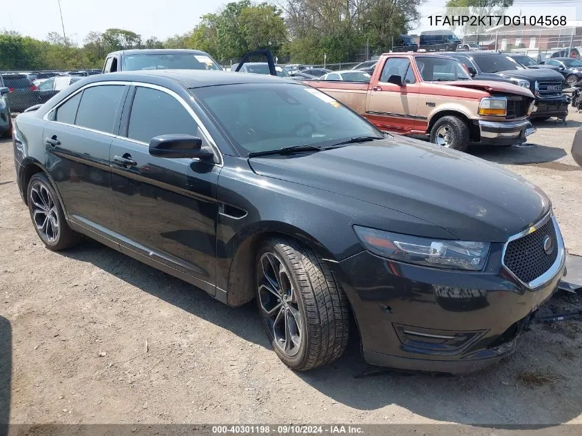 2013 Ford Taurus Sho VIN: 1FAHP2KT7DG104568 Lot: 40301198